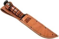KA-BAR Short 1251, Cuchillo Fijo, Funda De Cuero -Cuchillos Tienda de ventas KA1251 07 ka bar