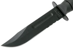 KA-BAR Short 1257 Cuchillo Fijo, Parcialmente Dentado, Funda De Cuero -Cuchillos Tienda de ventas KA1257 03 ka bar