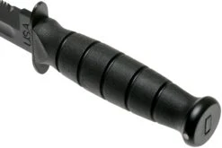 KA-BAR Short 1257 Cuchillo Fijo, Parcialmente Dentado, Funda De Cuero -Cuchillos Tienda de ventas KA1257 04 ka bar