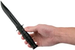 KA-BAR Short 1257 Cuchillo Fijo, Parcialmente Dentado, Funda De Cuero -Cuchillos Tienda de ventas KA1257 06 ka bar