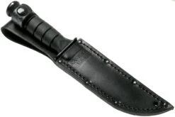 KA-BAR Short 1257 Cuchillo Fijo, Parcialmente Dentado, Funda De Cuero -Cuchillos Tienda de ventas KA1257 07 ka bar