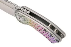 Kansept Mini Korvid K3030A5 Stonewashed CPM-S35VN, Gradient Titanium Navaja, Diseño Justin Koch -Cuchillos Tienda de ventas KSK3030A5 08 kansept