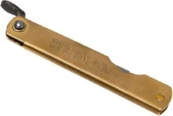 Higonokami Navaja 7 Cm HIGO09, Blue Paper Steel, Latón -Cuchillos Tienda de ventas KT HIGO09 04 higonokami kt higo09 04