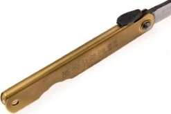 Higonokami Navaja 7 Cm HIGO09, Blue Paper Steel, Latón -Cuchillos Tienda de ventas KT HIGO09 06 higonokami kt higo09 06