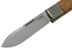 Lionsteel BestMan BM2 CVN Natural Canvas Micarta Navaja Slipjoint -Cuchillos Tienda de ventas LI BM2 CVN 03 lionsteel