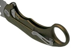 LionSteel L.E.One LE1-A-GS MagnaCut, Satin, Green Aluminium, Navaja Karambit -Cuchillos Tienda de ventas LI LE1 A GS 06 lionsteel