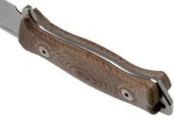 LionSteel M5 CPM 3V, Natural Canvas Micarta, Knivesandtools Exclusive Cuchillo De Supervivencia -Cuchillos Tienda de ventas LI M5 3V CVN 04 lionsteel kato exclusive