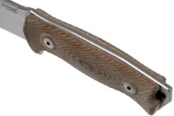 LionSteel M5 CPM 3V, Natural Canvas Micarta, Knivesandtools Exclusive Cuchillo De Supervivencia -Cuchillos Tienda de ventas LI M5 3V CVN 05 lionsteel kato exclusive