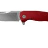 LionSteel ROK Satin Red Aluminio ROK A RS Navaja -Cuchillos Tienda de ventas LI ROK A RS 01 lionsteel rok