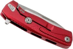LionSteel ROK Satin Red Aluminio ROK A RS Navaja -Cuchillos Tienda de ventas LI ROK A RS 04 lionsteel rok