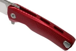 LionSteel ROK Satin Red Aluminio ROK A RS Navaja -Cuchillos Tienda de ventas LI ROK A RS 08 lionsteel rok