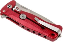 LionSteel SR22A-RS Red Aluminio, Satin Blade -Cuchillos Tienda de ventas LI SR22A RS 04 lionsteel li sr22a rs 04