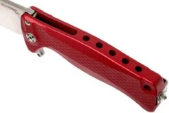 LionSteel SR22A-RS Red Aluminio, Satin Blade -Cuchillos Tienda de ventas LI SR22A RS 07 lionsteel li sr22a rs 07