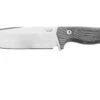 Lionsteel T6 Satin, Black Canvas Micarta T6-CVB Cuchillo Fijo
