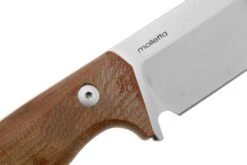 Lionsteel T6 Satin, Natural Canvas Micarta T6-CVN Cuchillo Fijo -Cuchillos Tienda de ventas LI T6 CVN 05 lionsteel