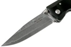 Mcusta MC-17D Classic Wave, Black Pakkawood, Cuchillo De Caballero -Cuchillos Tienda de ventas MC 0017D 03 mcusta