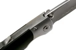 Mcusta MC-144G Shinra Mixture Teana, Black Pakkawood, Cuchillo De Caballero -Cuchillos Tienda de ventas MC 0144G 06 mcusta