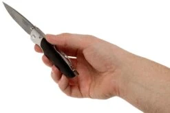 Mcusta MC-144G Shinra Mixture Teana, Black Pakkawood, Cuchillo De Caballero -Cuchillos Tienda de ventas MC 0144G 08 mcusta