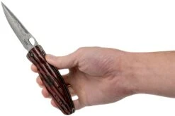 Mcusta MC-0183G Sengoku Tokugawa Leyasu SPG2, Red Pakkawood, Cuchillo De Caballero -Cuchillos Tienda de ventas MC 0183G 08 mcusta