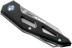 MKM Edge EG-ABK Black Aluminum Navaja, Graciut Design -Cuchillos Tienda de ventas MMK EG ABK 04 mkm knives