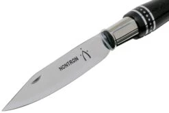 Nontron No. 25 Nickel Silver Turning Ferrule, Marquetry Ebony Aluminium, Doble Virola NN25DVEBALU Navaja -Cuchillos Tienda de ventas NN25DVEBALU 03 nontron