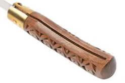 Old Bear Classical Carved Walnut L, 9307-21-LNI Navaja -Cuchillos Tienda de ventas OB9307 21 LNI 05 oldbear