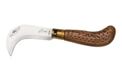 Old Bear Pruning Carved Walnut S, 9747-17-LNI Cuchillo De Jardinero