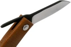 Ohta FK5 Higonokami-navaja, Natural Canvas Micarta -Cuchillos Tienda de ventas OHTA OFF FK5 M N 06 ohta knives