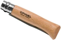 Opinel Navaja No. 8 Classic, Acero Inoxidable, Con Funda De Cuero, Madera De Haya -Cuchillos Tienda de ventas OP001089 04 opinel v201903