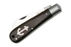 Otter Anchor Knife 172 ML Large Carbon, Smoked Oak, Stainless Anchor, Navaja -Cuchillos Tienda de ventas OR172ML 04 otter