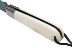 Otter Anchor Knife SET 173 KN Large Blued Carbon, Bone, Brass Anchor, Leather Strap Navaja -Cuchillos Tienda de ventas ORSET173KN 04 otter