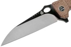QSP Knife Locust QS117-A Brown Flax Micarta Navaja -Cuchillos Tienda de ventas QS117 A 03 qsp