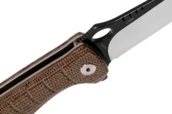 QSP Knife Locust QS117-A Brown Flax Micarta Navaja -Cuchillos Tienda de ventas QS117 A 06 qsp