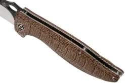 QSP Knife Locust QS117-A Brown Flax Micarta Navaja -Cuchillos Tienda de ventas QS117 A 07 qsp