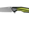 Rike Knife Tulay Black-Fluorescent Green Navaja