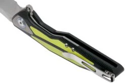 Rike Knife Tulay Black-Fluorescent Green Navaja -Cuchillos Tienda de ventas RK TULAY BFG 05 rike knives
