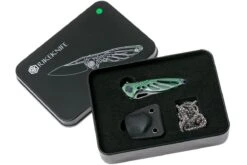 Rike Mini Hummingbird Navaja Damascus, Verde -Cuchillos Tienda de ventas RKMINI GR 10 rike knives mini hummingbird rkmini gr 10