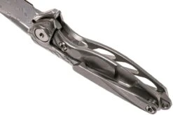 Rike Mini Hummingbird Navaja Damascus, Stonewashed -Cuchillos Tienda de ventas RKMINI SW 05 rike knives mini hummingbird rkmini sw 05