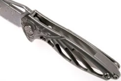 Rike Mini Hummingbird Navaja Damascus, Stonewashed -Cuchillos Tienda de ventas RKMINI SW 07 rike knives mini hummingbird rkmini sw 07