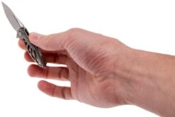 Rike Mini Hummingbird Navaja Damascus, Stonewashed -Cuchillos Tienda de ventas RKMINI SW 08 rike knives mini hummingbird rkmini sw 08