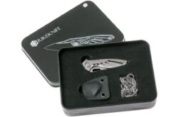 Rike Mini Hummingbird Navaja Damascus, Stonewashed -Cuchillos Tienda de ventas RKMINI SW 10 rike knives mini hummingbird rkmini sw 10