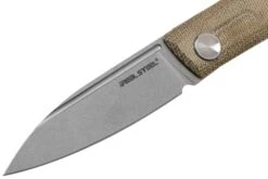 Real Steel Stella Green Canvas Micarta 7057 Knivesandtools Exclusive Navaja, Diseño Poltergeist -Cuchillos Tienda de ventas RL7057 03 real steel