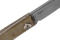 Real Steel Stella Green Canvas Micarta 7057 Knivesandtools Exclusive Navaja, Diseño Poltergeist -Cuchillos Tienda de ventas RL7057 06 real steel