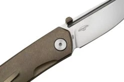 Real Steel Luna Maius Titanium Tan Bronze 7092, Navaja -Cuchillos Tienda de ventas RL7092 05 realsteel