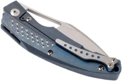 Reate Baby Machine, Blue Handle, Satin RWL34 Blade, Tashi Bharucha Design -Cuchillos Tienda de ventas RTBMACH BL 04 reate rtbmach bl 04