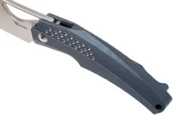 Reate Baby Machine, Blue Handle, Satin RWL34 Blade, Tashi Bharucha Design -Cuchillos Tienda de ventas RTBMACH BL 07 reate rtbmach bl 07