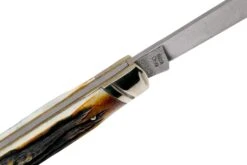 Rough Ryder Doctors Knife Cinnamon Stag RR2158 Damascus Navaja Slipjoint -Cuchillos Tienda de ventas RY2158 06 rough ryder