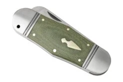 Rough Ryder Reserve Hippo Toe OD Green Micarta, RRR015 Navaja Slipjoint -Cuchillos Tienda de ventas RYR015 06 roughryder