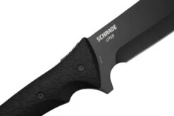 Schrade Leroy Fixed Blade 650942, Cuchillo Negro De Supervivencia -Cuchillos Tienda de ventas SC650942 05 schrade