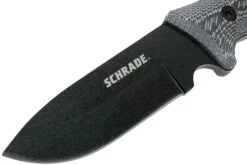Schrade Frontier 5" Fixed Blade SCHF51M Micarta, 1095 Carbon Steel, Cuchillo Fijo Con Piedra De Afilar Y Yesquero -Cuchillos Tienda de ventas SCHF51M 03 schrade